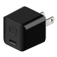 Scosche Industries PowerVolt 20W Mini Cube USB-C Fast Charger - Black