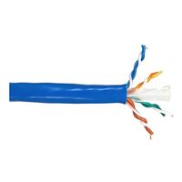 Micro Connectors 328 Ft. Cat 6 Solid UTP Bulk Ethernet Cable - Blue