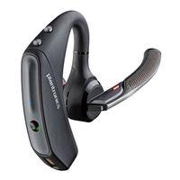 Plantronics Voyager 5200 Active Noise Canceling Wireless Bluetooth Over-the-Ear Headset - Black