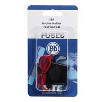 NTE Electronics 74-IFHA15-B in-Line Fuse Holder for ATC Type Auto Fuses Up to 15A, 32 VDC
