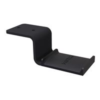 Kanto HH Universal Under Desk Headphone Hook with Curved Padding - Black