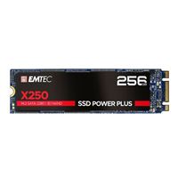 Emtec International X250 256GB SSD 3D TLC NAND M.2 2280 SATA 3.0 6.0Gb/s M.2 Internal Solid State Drive