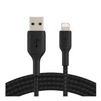 Belkin BOOST CHARGE Braided Lightning to USB-A Charge/ Sync Cable 3.3 ft. - Black