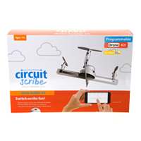 Inland Drone Builder Kit for Kids - Build Your Own Drone with Camera - With Conductive Ink Pen, Motors, Propellers, Free iOS/Android Controller App, Battery-Operated Drone Hub