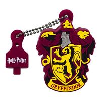 Emtec International 32GB Harry Potter Crest Gryffindor Hi-Speed USB 2.0 Flash Drive - Red