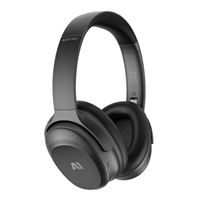 Ausounds AU-XT ANC Active Noise Cancelling Professional Over-Ear Wireless Bluetooth Headphones - Black