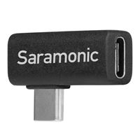 Saramonic Right-Angle USB-C Adapter, 90-Degree Male-to-Female Type-C Adapter Ideal for Devices in Gimbals & Tight Spaces (SR-C2005)