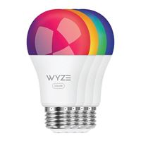Wyze Bulb Color RGB, 4-pack, 16 Million Colors and Tunable White with App Control
