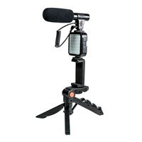 Savage Mobile Vlogging Kit with Microphone, Light & Adaptable Stand