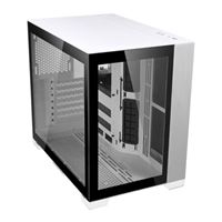  O11D Mini Tempered Glass ATX Mini Tower Computer Case - White