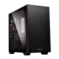 Lian Li LANCOOL 205M Mid-Tower Chassis microATX Computer Case PC Gaming Case with Tempered Glass Side Panel, Magnetic Dust Filter, Water-Cooling Ready, Side Ventilation, 2 x 120mm PWM Fan Pre-Installed - Black