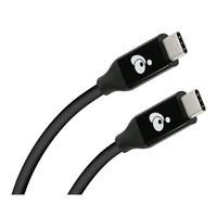 IOGear USB 4.0 (Type-C) Male to USB 4.0 (Type-C) Male PD 3.0 up to 100W Support Cable 2.6 ft. - Black