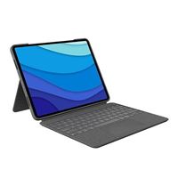Logitech Combo Touch iPad Pro 12.9-inch (5th generation) Backlit Keyboard Case - Oxford Gray