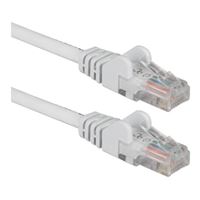QVS 1 Ft. CAT 6 Flexible Molded Snagless Ethernet Cable - White