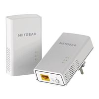 NETGEAR Powerline 1200 Mbps Wall-plug, 1 Gigabit Port, 2 Extenders - White