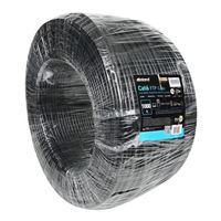 Inland 1000 Ft. CAT 6 Bare Copper, FTP High Performance, Bulk Ethernet Cable - Black
