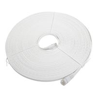 Inland 50 ft. CAT 6 Flat Snagless Ethernet Cables - White