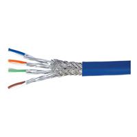 Inland 7 Ft. CAT 7 Bare Copper Stranded SSTP, Shielded Twisted Pair Ethernet Cables 3-Pack - Gray