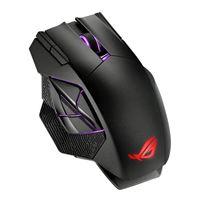 ASUS ASUS ROG Spatha X Wireless Gaming Mouse w/ Magnetic Charging Stand, 12 Programmable Buttons, 19,000 DPI, Push-fit Hot Swap Switch Sockets, ROG Micro Switches, ROG Paracord and Aura RGB lighting