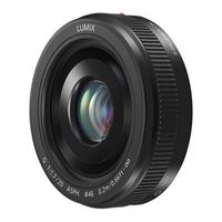 Panasonic H-H020AK LUMIX G II Lens, 20mm, F1.7 ASPH., Micro Four Thirds - Black