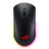 ASUS ROG Pugio II Wireless Gaming Mouse 16,000  DPI, 7 Programmable Buttons, RGB Lighting, Lightweight, 2.4 GHz, Bluetooth, Configurable Side Button, Long Battery Life, DPI On-The-Scroll - Black
