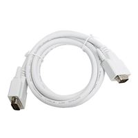 Inland VGA Male to VGA Male Cable 6 ft - White