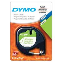 Dymo 10697 Letra Tag White Paper Labels 2-Pack