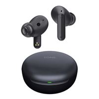 LG Tone Free FP5 Active Noise Cancelling True Wireless Bluetooth Earbuds - Black