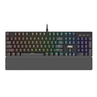 AOC GK500 Full RGB Mechanical Gaming Wired Keyboard - Black