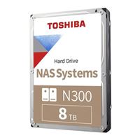 Toshiba N300 8TB 7200RPM SATA III 6Gb/s 3.5&quot; Internal NAS CMR Hard Drive