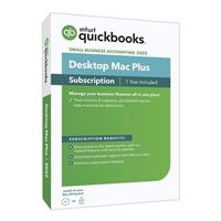 Intuit QuickBooks Desktop Mac Plus 2022 - 1 Year Subscription
