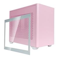 Cooler Master Masterbox NR200P Tempered Glass Mini-ITX Mini Tower Computer Case - Flamingo Pink