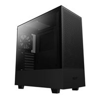 NZXT H510 Flow Tempered Glass ATX Mid-Tower Computer Case - Black