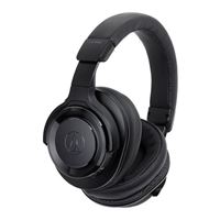 Audio-Technica ATH-WS990BT Active Noise Cancelling Wireless Bluetooth Headphones - Black