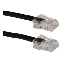 QVS 150 Ft. CAT 6 Snagless Ethernet Cable - Solid Black
