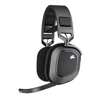 Corsair HS80 RGB WIRELESS Premium Gaming Headset with Spatial Audio - Carbon