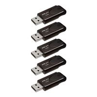 PNY Attache 32GB USB 2.0 Flash Drive - 5 Pack