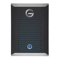 WD 500GB G-DRIVE PRO SSD Ultra-Rugged Portable External NVMe SSD, Up to 2800MBs, Thunderbolt 3 40Gbps