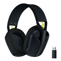 Logitech G G435 LIGHTSPEED Wireless Gaming Headset Black and Neon Yellow