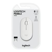 Logitech Pebble M350 Wireless Mouse - Off-White