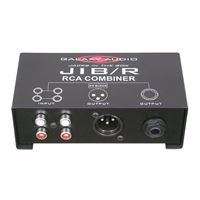 Galaxy Audio JIB/R RCA 2 to 1 Combiner