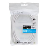 Inland 10ft Lightning to USB Cable - White