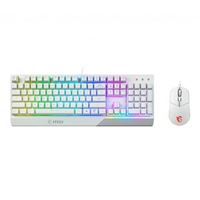 MSI Vigor GK30 Gaming Mouse and Keyboard Combo - White