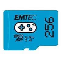 Emtec International 256GB EMTEC GAMING microSDXC Card Class 10 UHS-I U3 V30 A1
