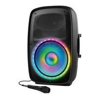 ION Audio Total PA Glow Max - High-Power Bluetooth Speaker System with Lights
