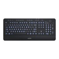 Azio KB510W Wireless RF Backlight Keyboard - Black