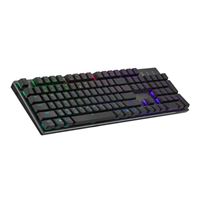  SK653 Wireless Bluetooth Mechanical Gaming Keyboard with Low Profile Brown Switches - Black