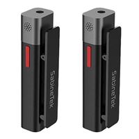 SabineTek SmartMike Plus Twin Wireless Bluetooth Condenser Microphone - Black