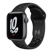 Apple Watch Nike SE GPS, 40mm Space Gray Aluminum Case with Anthracite/Black Nike Sport Band - Regular