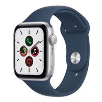 Apple Watch SE GPS 44mm Silver Aluminum Case - Abyss Blue Sport Band